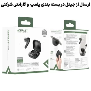 ایربادز بلوتوثی با قابلیت ENC TWS مدل W4 (نسخه اورجینال + گارانتی شرکتی)