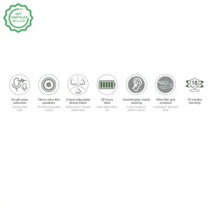 ایربادز بلوتوثی با قابلیت ENC TWS مدل W4 (نسخه اورجینال + گارانتی شرکتی)