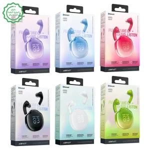 هدست بلوتوثی با قابلیت ENS TWS مدل AT9 (نسخه اورجینال + گارانتی شرکتی)