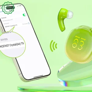 هدست بلوتوثی با قابلیت ENS TWS مدل AT9 (نسخه اورجینال + گارانتی شرکتی)