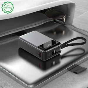 پاوربانک 20.000 میلی آمپر با توان 65 وات و کابل همراه مدل M21 (نسخه اورجینال + گارانتی شرکتی)