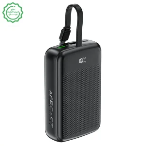 پاوربانک 20.000 میلی آمپر با توان 22.5 وات PD و کابل همراه مدل M14 (نسخه اورجینال + گارانتی شرکتی)