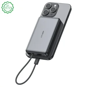 پاوربانک مگ سیف 10.000 میلی آمپر به توان 22.5 وات PD با کابل مدل M18 (نسخه اورجینال + گارانتی شرکتی)