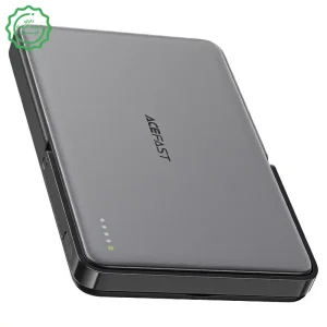 پاوربانک مگ سیف 5.000 میلی آمپر به توان 18 وات PD با استند مدل M16 (نسخه اورجینال + گارانتی شرکتی)