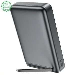 پاوربانک مگ سیف 10.000 میلی آمپر به توان 30 وات QI2 با استند و کابل مدل M11 (نسخه اورجینال + گارانتی شرکتی)