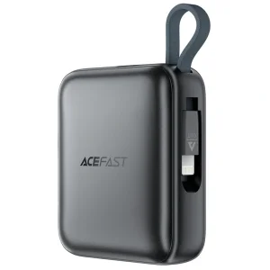 پاوربانک 10.000 میلی آمپر به توان 22.5 وات با دو کابل مدل M23 (نسخه اورجینال + گارانتی شرکتی)