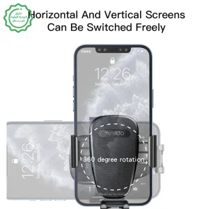 پایه نگهدارنده ماشین مدل داشبوردی مکنده از برند یسیدو مدل YESIDO C130 (100% اورجینال)