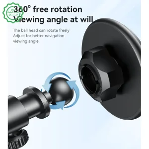 پایه نگهدارنده آهنربایی مدل داشبوردی مکنده به همراه حلقه مگ سیف مدل YESIDO C269 (100% اورجینال)