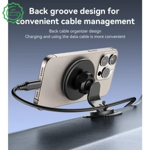 پایه نگهدارنده آهنربایی مدل داشبوردی چسبنده به همراه حلقه مگ سیف مدل YESIDO C220 (100% اورجینال)