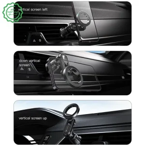 پایه نگهدارنده مگ سیف مدل دریچه کولری به همراه حلقه فلزی مدل YESIDO C157 (100% اورجینال)