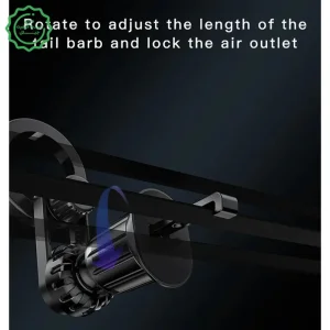 پایه نگهدارنده مگ سیف مدل دریچه کولری به همراه حلقه فلزی مدل YESIDO C157 (100% اورجینال)