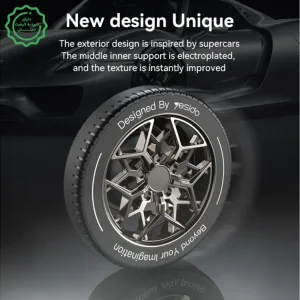 پایه نگهدارنده مگ سیف مدل داشبوردی مکنده به همراه حلقه فلزی مدل YESIDO C266 (100% اورجینال)