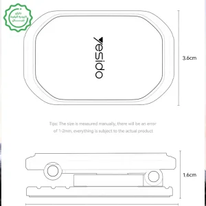 پایه نگهدارنده مگنتی مدل داشبوردی چسبنده از برند یسیدو مدل YESIDO C222 (100% اورجینال)