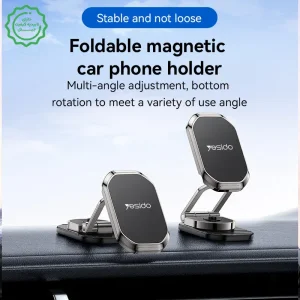 پایه نگهدارنده مگنتی مدل داشبوردی چسبنده از برند یسیدو مدل YESIDO C222 (100% اورجینال)