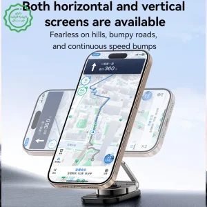 پایه نگهدارنده مگنتی مدل داشبوردی چسبنده از برند یسیدو مدل YESIDO C222 (100% اورجینال)