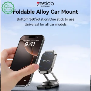 پایه نگهدارنده مگنتی مدل داشبوردی چسبنده از برند یسیدو مدل YESIDO C222 (100% اورجینال)