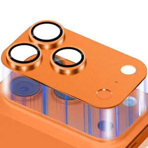 محافظ لنز آلومینیومی با پوشش کامل ماژول دوربین مدل Kuzoom مناسب برای iPHONE 17 Pro