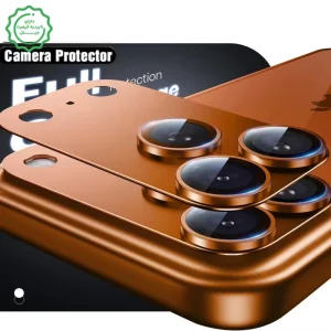 محافظ لنز آلومینیومی با پوشش کامل ماژول دوربین مدل Kuzoom مناسب برای iPHONE 17 Pro