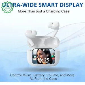 هندزفری بلوتوثی نمایشگردار طرح ایرپاد با قابلیت ANC مدل T10 (نسخه اورجینال)