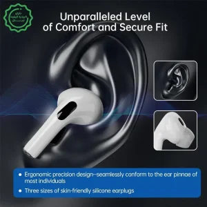 هندزفری بلوتوثی نمایشگردار طرح ایرپاد با قابلیت ANC مدل T10 (نسخه اورجینال)