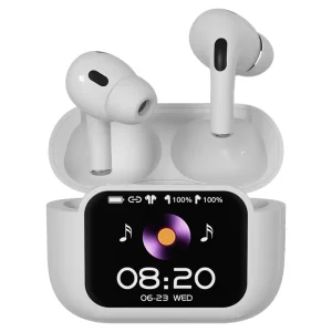 هندزفری بلوتوثی نمایشگردار طرح ایرپاد با قابلیت ANC مدل T10 (نسخه اورجینال)