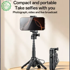 سه پایه و مونوپاد بلوتوثی گوشی موبایل از برند یسیدو مدل Yesido SF29 (100% اورجینال)