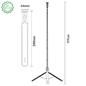 سه پایه و مونوپاد سلفی گوشی موبایل از برند یسیدو مدل Yesido SF30 (100% اورجینال)