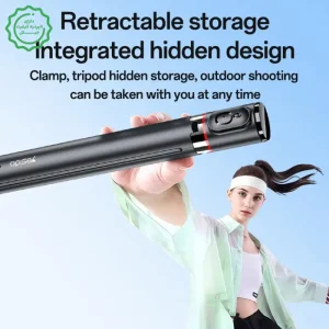 سه پایه و مونوپاد سلفی گوشی موبایل از برند یسیدو مدل Yesido SF30 (100% اورجینال)