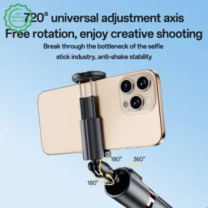 سه پایه و مونوپاد سلفی گوشی موبایل از برند یسیدو مدل Yesido SF30 (100% اورجینال)