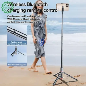 سه پایه و مونوپاد سلفی گوشی موبایل از برند یسیدو مدل Yesido SF30 (100% اورجینال)