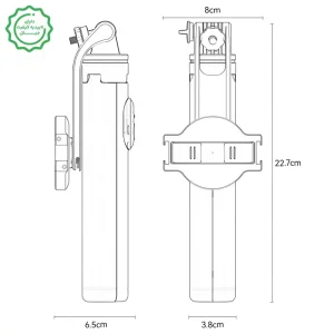 سه پایه و مونوپاد مدل مگ سیف دار از برند یسیدو مدل Yesido SF24 (100% اورجینال)