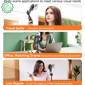 سه پایه و مونوپاد مدل مگ سیف دار از برند یسیدو مدل Yesido SF24 (100% اورجینال)