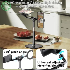 پایه نگهدارنده رومیزی دو حالته با قابلیت مگ سیف از برند یسیدو مدل Yesido C297 (100% اورجینال)