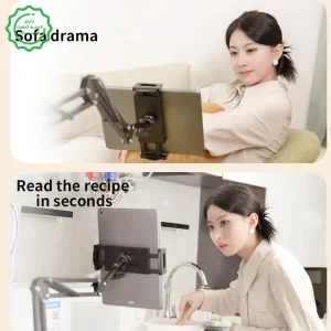 هولدر نگهدارنده تولید محتوا مدل رومیزی گیره ای از برند یسیدو مدل Yesido C296 (100% اورجینال)