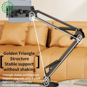 هولدر نگهدارنده تولید محتوا مدل رومیزی گیره ای از برند یسیدو مدل Yesido C296 (100% اورجینال)