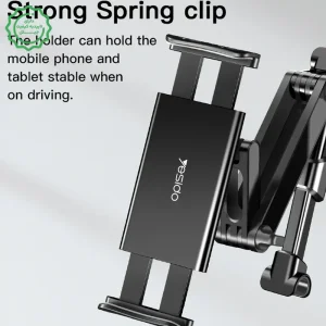 نگهدارنده گوشی و تبلت پشت صندلی خودرو از برند یسیدو مدل Yesido C117 (100% اورجینال)