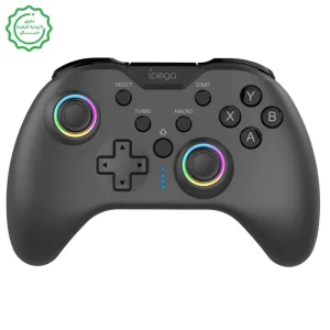 دسته بازی بلوتوثی آر جی بی دار مناسب برای Android/iOS/PS3/PS4/PC مدل PG-9111B