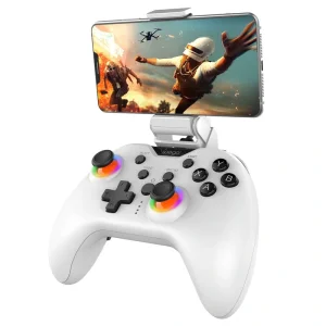 دسته بازی بلوتوثی آر جی بی دار مناسب برای Android/iOS/PS3/PS4/PC مدل PG-9111B