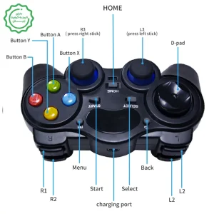 دسته بازی بلوتوثی با نگهدارنده موبایل مناسب برای Android/iOS/PC/PS3/PS4 مدل B50
