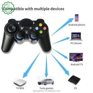 دسته بازی بلوتوثی با نگهدارنده موبایل مناسب برای Android/iOS/PC/PS3/PS4 مدل B50