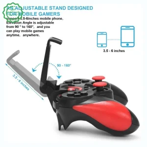 دسته بازی بلوتوثی با نگهدارنده موبایل مناسب برای Android/iOS/PC مدل X3