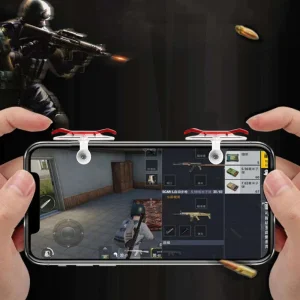 تریگر شوتر و دسته بازی موبایل 4 انگشت مخصوص کالاف و پابجی مدل E9