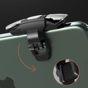 تریگر شوتر و دسته بازی موبایل 4 انگشت مخصوص کالاف و پابجی مدل LOTUS