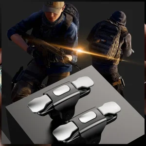 تریگر شوتر و دسته بازی موبایل 4 انگشت مخصوص کالاف و پابجی مدل LOTUS