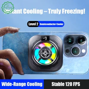 فن خنگ کننده رادیاتور مگ سیف دار با قابلیت RGB مدل SL39 Mobile Cooling Fan