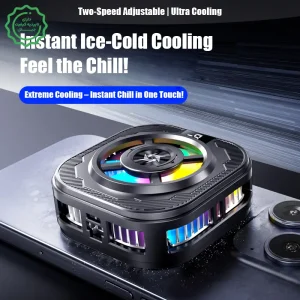 فن خنگ کننده رادیاتور مگ سیف دار با قابلیت RGB مدل SL39 Mobile Cooling Fan