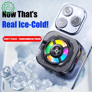 فن خنگ کننده رادیاتور مگ سیف دار با قابلیت RGB مدل SL39 Mobile Cooling Fan