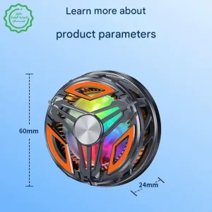 فن خنگ کننده رادیاتور مگ سیف دار با قابلیت RGB مدل GT31 Mobile Cooling Fan