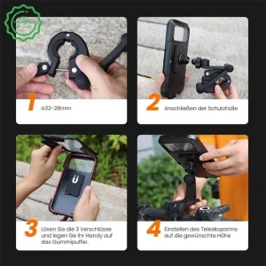 هولدر و نگهدارنده موبایل مخصوص دوچرخه و موتور مدل Bike Handlebar