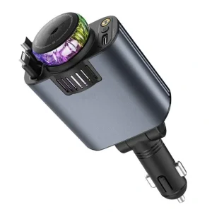 شارژر فندکی فست شارژ 45W با کابل ، کهکشانی سقف ، خوشبوکننده و بخور سرد ماشین مدل StarLight (نسخه 1ورجینال)